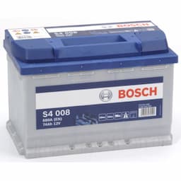 Batterie de voiture Bosch S4008 - 74A/h - 680A - pour véhicules sans système start-stop