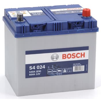 Batterie auto Bosch S4024 - 60A/h - 540A - pour véhicules sans système start-stop