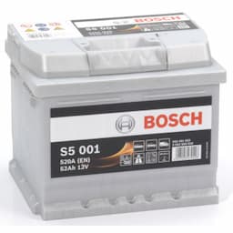 Batterie auto Bosch S5001 - 52A/h - 520A - pour véhicules sans système start-stop