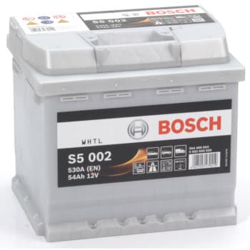 Batterie auto Bosch S5002 - 54A/h - 530A - pour véhicules sans système start-stop