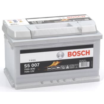 Batterie auto Bosch S5007 - 74A/h - 750A - pour véhicules sans système start-stop