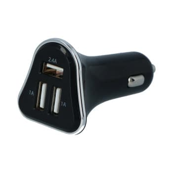 Chargeur de voiture triple USB Carpoint 12/24 V 4,4 A