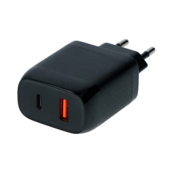 Chargeur rapide Carpoint Duo Home 20W USB-C + 18W USB 3.0