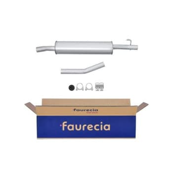 Silencieux avant - Kit Easy2Fit - Set avec pièces de montage