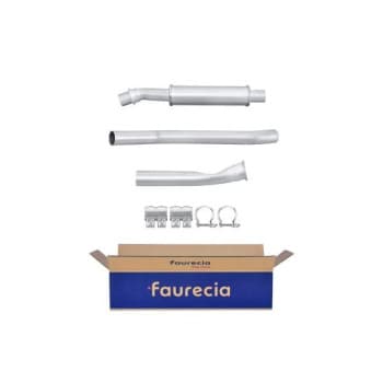 Silencieux avant - Kit Easy2Fit - Set avec pièces de montage