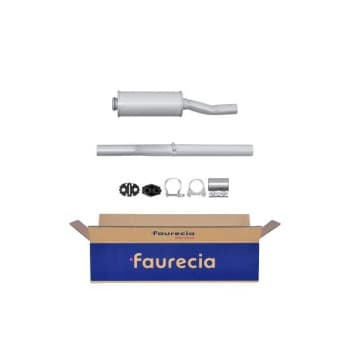 Silencieux avant - Kit Easy2Fit - Ensemble avec pièces de montage