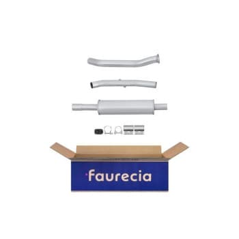 Silencieux avant - Kit Easy2Fit - Set avec pièces de montage