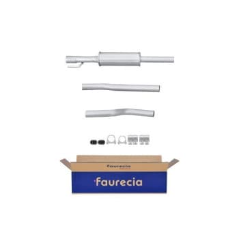 Silencieux avant - Kit Easy2Fit - Set avec pièces de montage