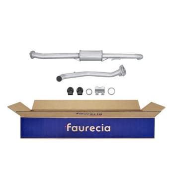 Silencieux avant - Kit Easy2Fit - Ensemble avec pièces de montage