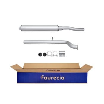 Silencieux avant - Kit Easy2Fit - Set avec pièces de montage