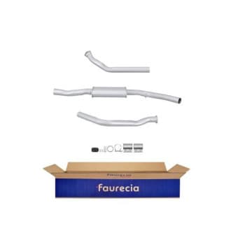 Silencieux avant - Kit Easy2Fit - Set avec pièces de montage