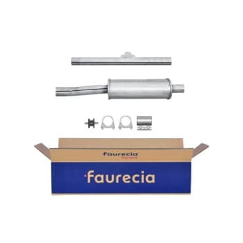 Silencieux avant - Kit Easy2Fit - Ensemble avec pièces de montage