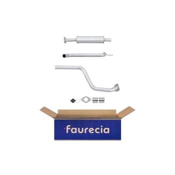 Silencieux avant - Kit Easy2Fit - Ensemble avec pièces de montage
