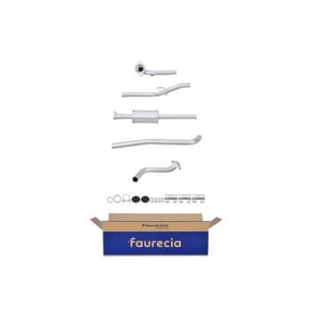 Silencieux avant - Kit Easy2Fit - Ensemble avec pièces de montage