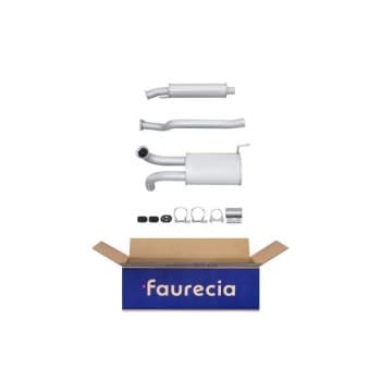 Silencieux intermédiaire - Kit Easy2Fit - Kit avec pièces de montage