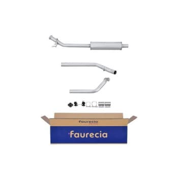 Silencieux intermédiaire - Kit Easy2Fit - Kit avec pièces de montage