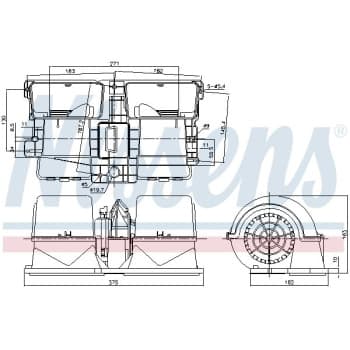 Ventilation intérieure 87134 Nissens