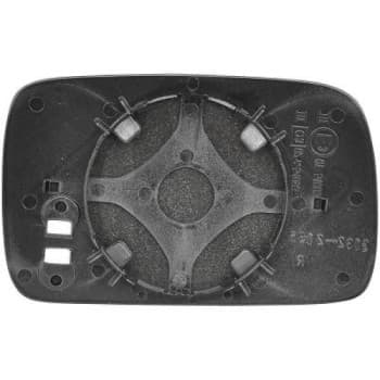 Verre miroir, rétroviseur extérieur 2203227 Diederichs