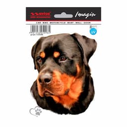 Autocollant de tatouage de voiture Rottweiler - 13.5x11cm