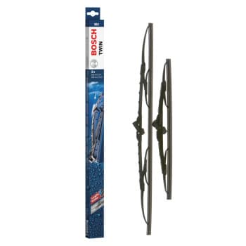 Essuie-glaces Bosch Twin 553 - Longueur : 550/340 mm - Jeu de balais d'essuie-glace pour