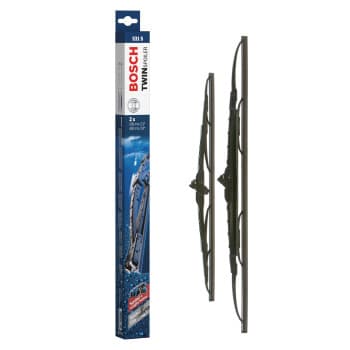 Essuie-glaces Bosch Twin 531S - Longueur : 530/450 mm - Jeu de balais d'essuie-glace avant