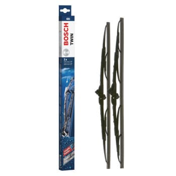 Essuie-glaces Bosch Twin 481 - Longueur : 475/450 mm - Jeu de balais d'essuie-glace pour