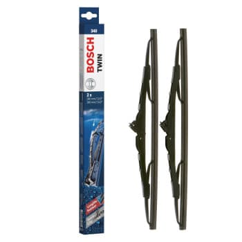 Essuie-glaces Bosch Twin 340 - Longueur : 340/340 mm - Jeu de balais d'essuie-glace pour