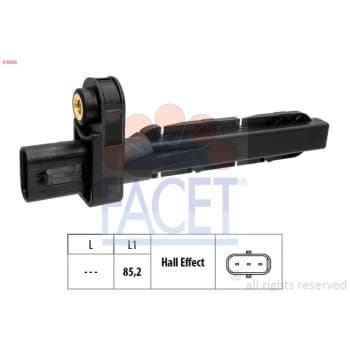 Capteur d'angle, vilebrequin Made in Italy - OE Equivalent 9.0826 Facet