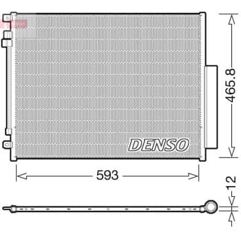 Condenseur, climatiseur DCN01005 Denso