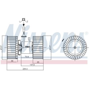 Ventilation intérieure 87640 Nissens