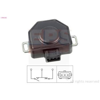 Capteur, position du papillon Made in Italy - OE Equivalent 1.995.032 EPS Facet