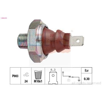 Indicateur de pression d'huile Made in Italy - OE Equivalent 1.800.010 EPS Facet