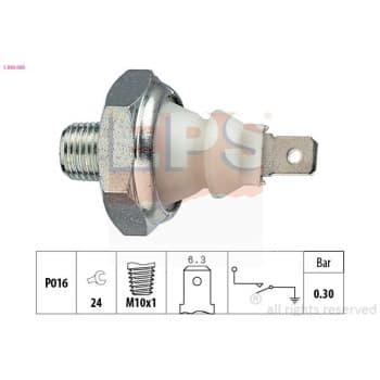 Indicateur de pression d'huile Made in Italy - OE Equivalent 1.800.085 EPS Facet