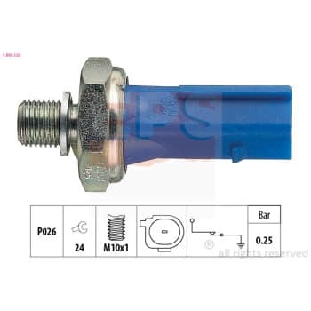 Indicateur de pression d'huile Made in Italy - OE Equivalent 1.800.133 EPS Facet