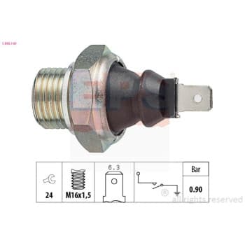 Indicateur de pression d'huile Made in Italy - OE Equivalent 1.800.140 EPS Facet