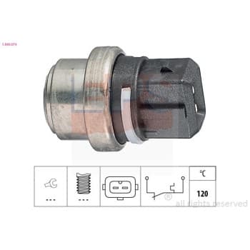 Contact thermique, voyant avertisseur de l'agent réfrigérant Made in Italy - OE Equivalent 1.840.074 EPS Facet