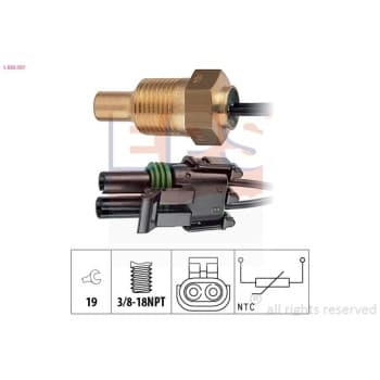 Sonde de température, liquide de refroidissement Made in Italy - OE Equivalent 1.830.307 EPS Facet