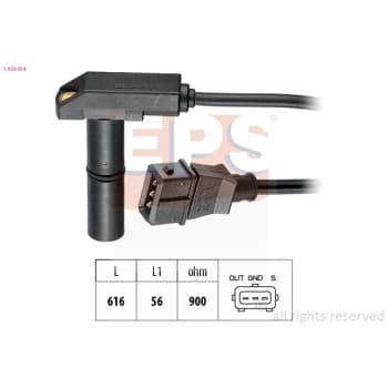 Capteur d'angle, vilebrequin Made in Italy - OE Equivalent 1.953.054 EPS Facet