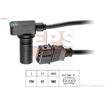 Capteur d'angle, vilebrequin Made in Italy - OE Equivalent 1.953.066 EPS Facet
