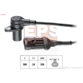 Capteur d'angle, vilebrequin Made in Italy - OE Equivalent 1.953.097 EPS Facet