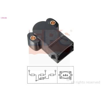 Capteur, position du papillon Made in Italy - OE Equivalent 1.995.064 EPS Facet
