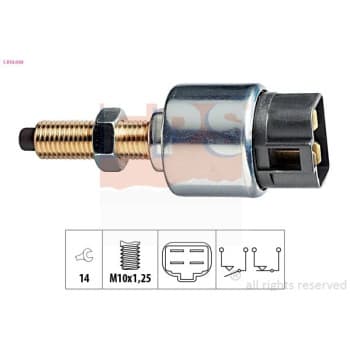Interrupteur des feux de freins Made in Italy - OE Equivalent 1.810.044 EPS Facet