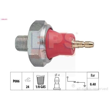 Indicateur de pression d'huile Made in Italy - OE Equivalent 1.800.015 EPS Facet