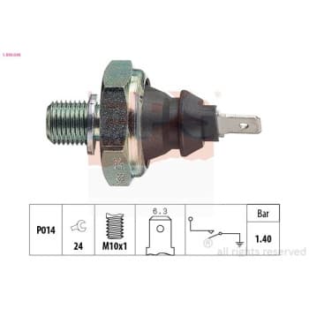 Indicateur de pression d'huile Made in Italy - OE Equivalent 1.800.046 EPS Facet