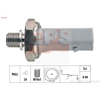 Indicateur de pression d'huile Made in Italy - OE Equivalent 1.800.134 EPS Facet