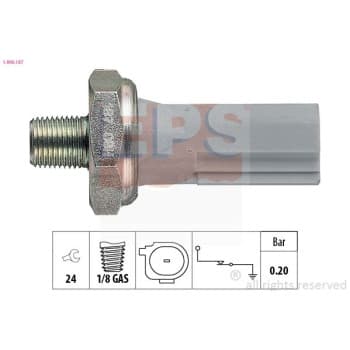 Indicateur de pression d'huile Made in Italy - OE Equivalent 1.800.187 EPS Facet