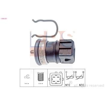 Sonde de température, liquide de refroidissement Made in Italy - OE Equivalent 1.830.251 EPS Facet