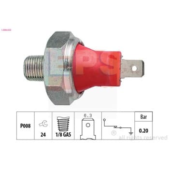 Indicateur de pression d'huile Made in Italy - OE Equivalent 1.800.035 EPS Facet