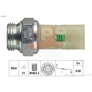 Indicateur de pression d'huile Made in Italy - OE Equivalent 1.800.075 EPS Facet