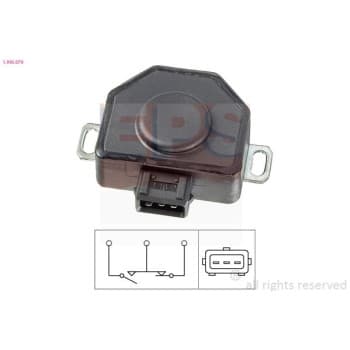 Capteur, position du papillon Made in Italy - OE Equivalent 1.995.079 EPS Facet